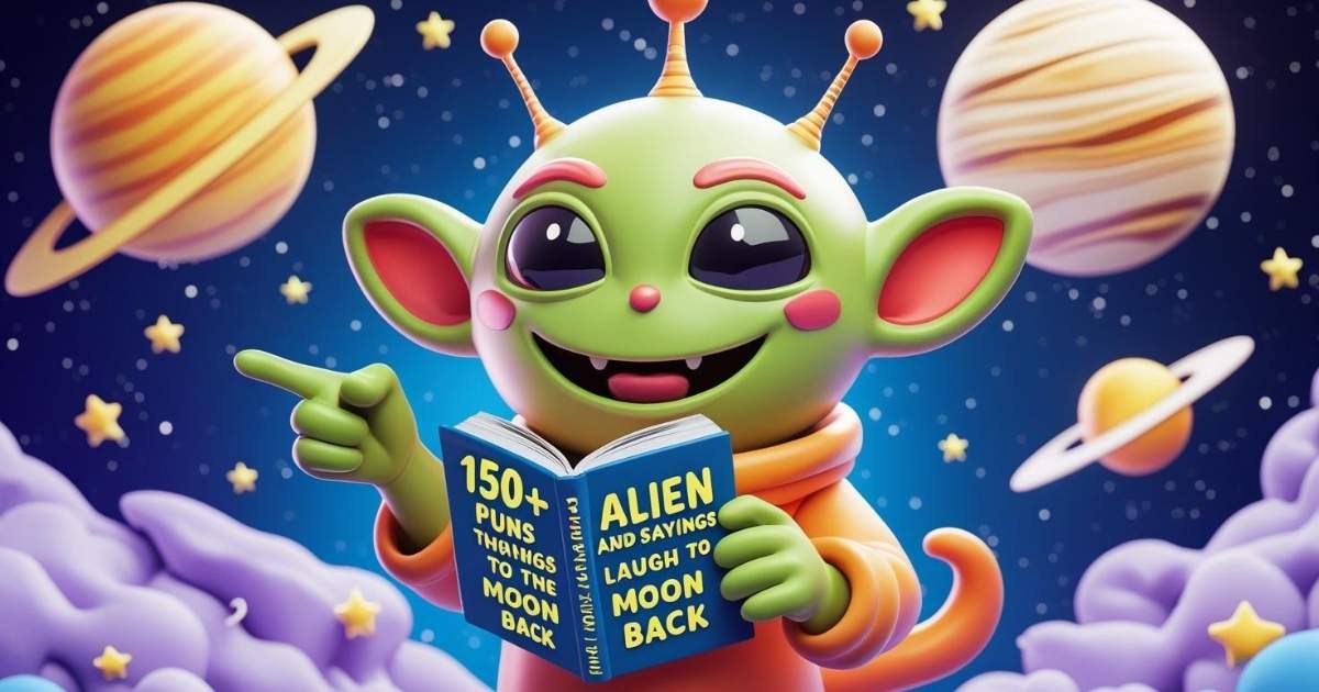 150+ Alien Puns and Sayings That’ll Make You Laugh To The Moon And Back