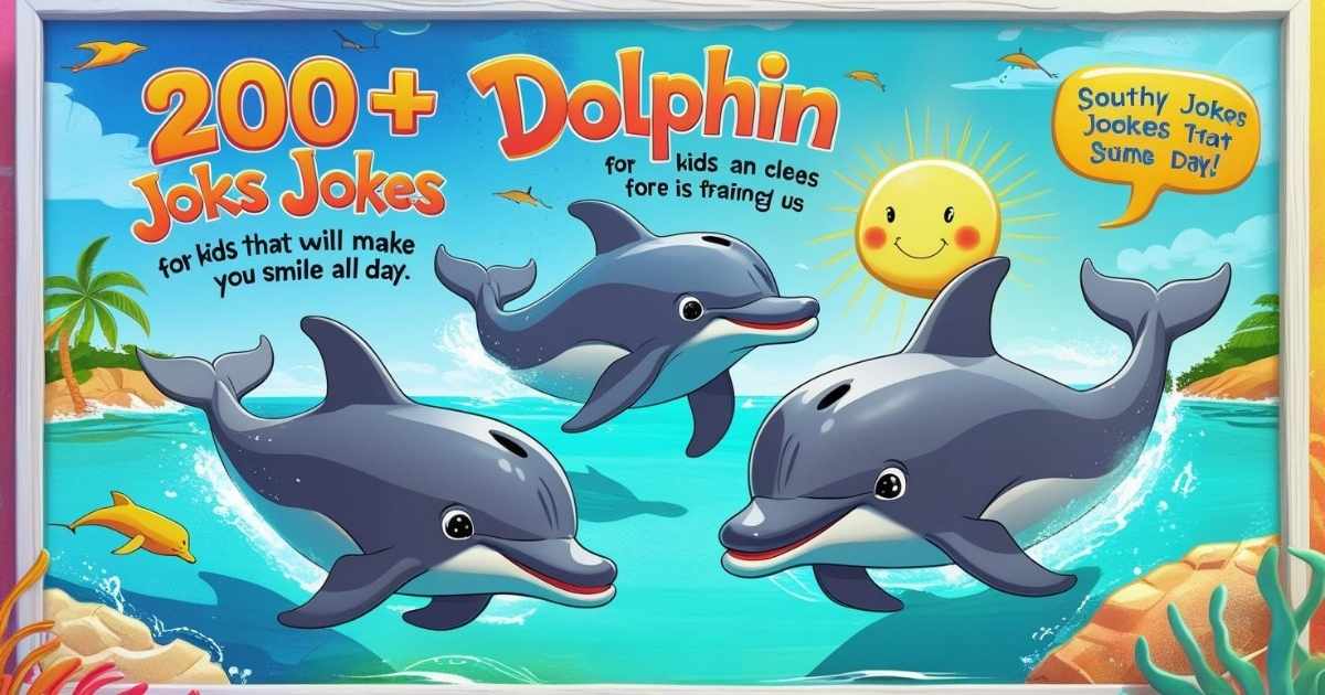 200+ Dolphin Jokes for Kids That Will Make You Smile All Day