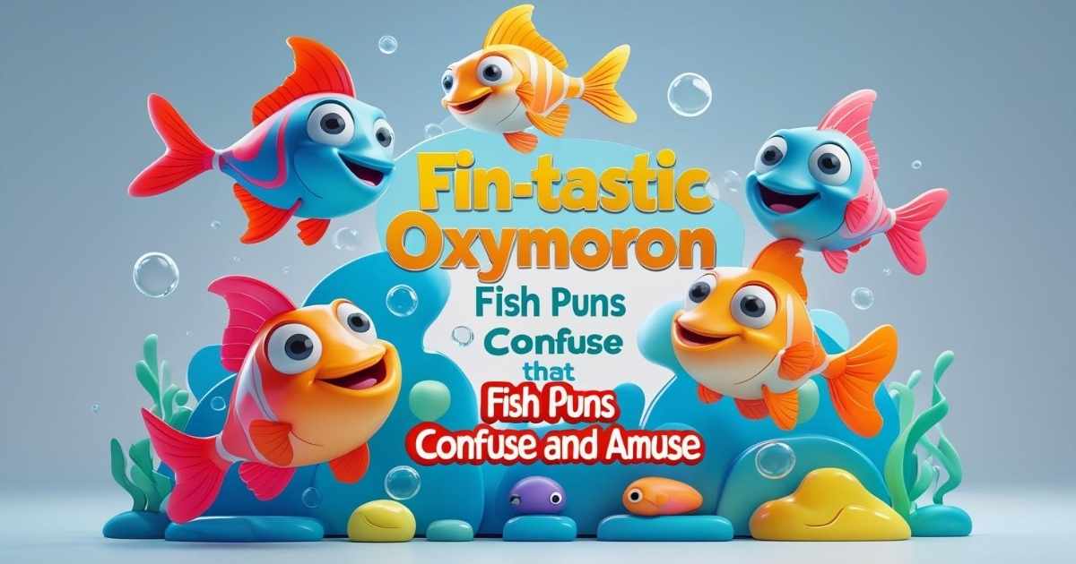 A Fin-tastic Oxymoron: Fish Puns that Confuse and Amuse