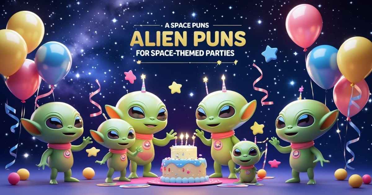 Alien Puns for Space-Themed Parties