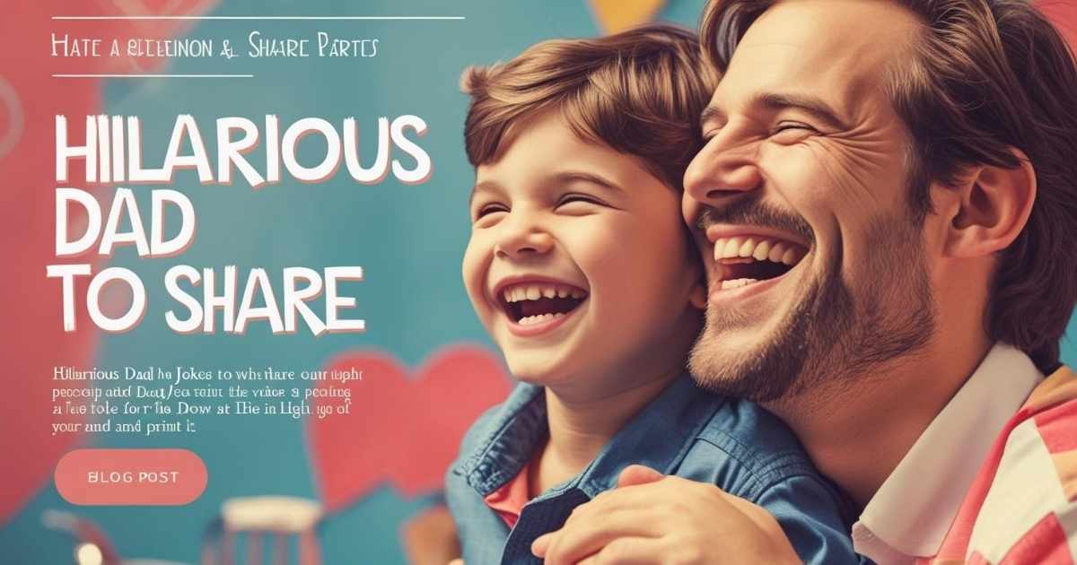 Hilarious Dad Jokes to Share