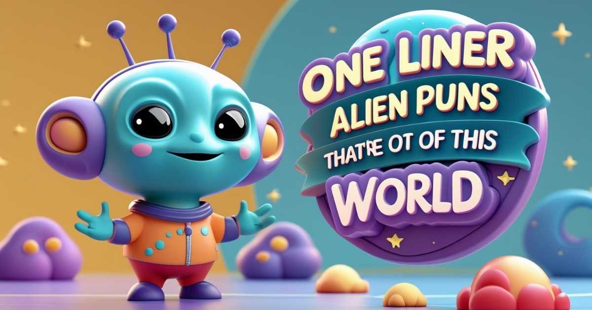 One Liner Alien Puns That’re Out of This World