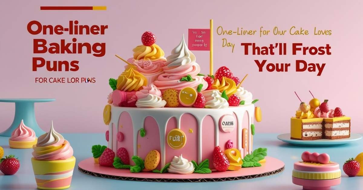 One-Liner Baking Puns for Cake Lovers That’ll Frost Your Day