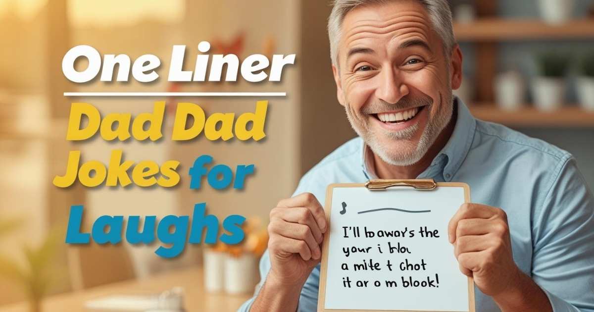 One Liner Dad Jokes for Laughs