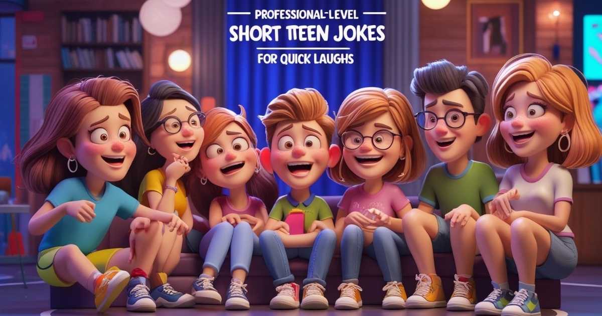 Short Teen Jokes for Quick Laughs